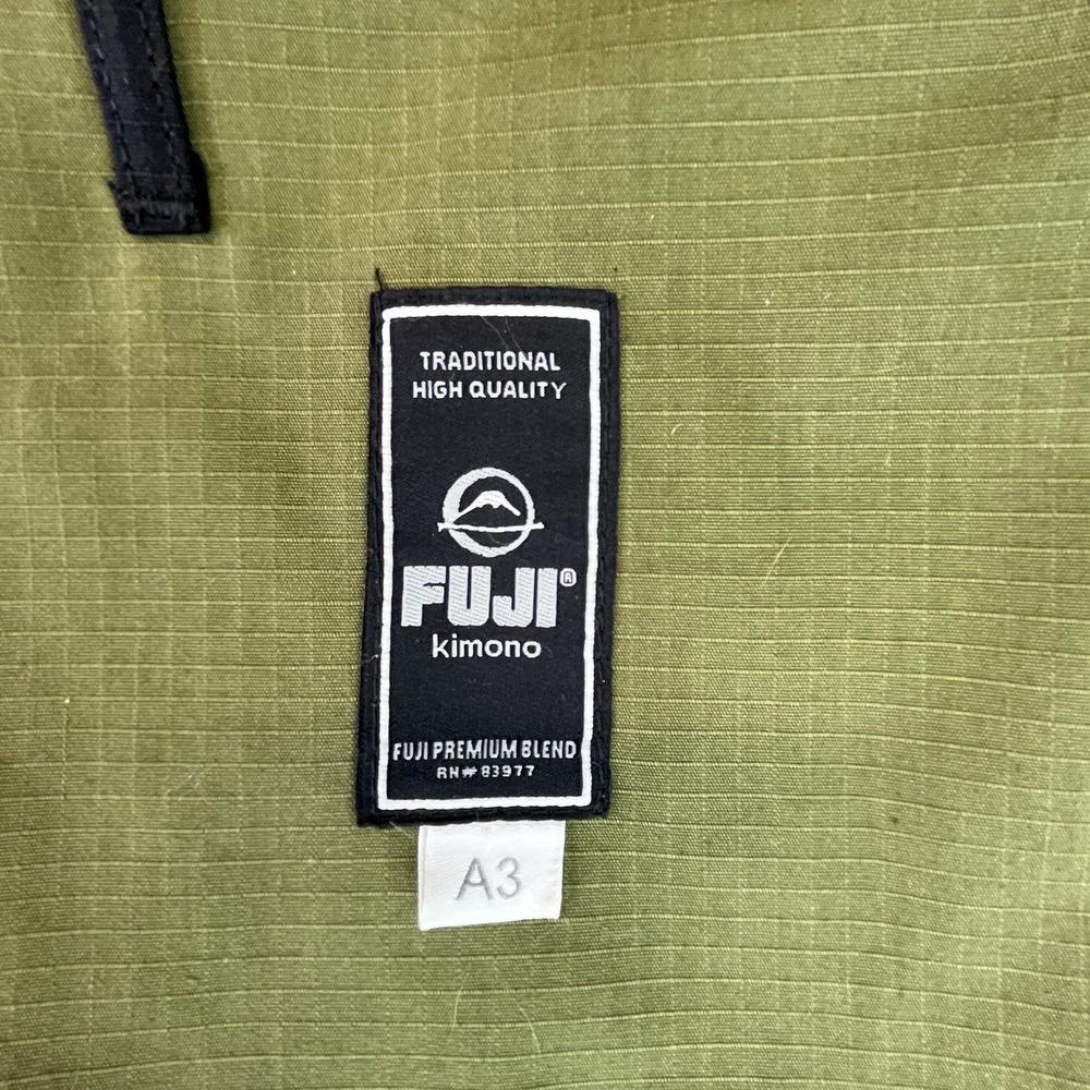 NWT Fuji Suparaito BJJ GI - A2L Army Green A3 GI & Gear - Picture 4 of 12
